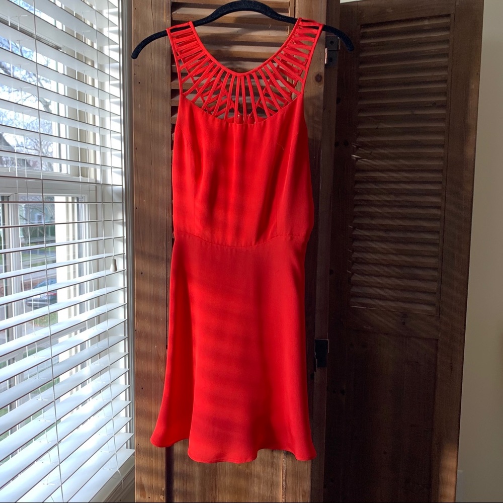 Nordstrom Red Skater Dress